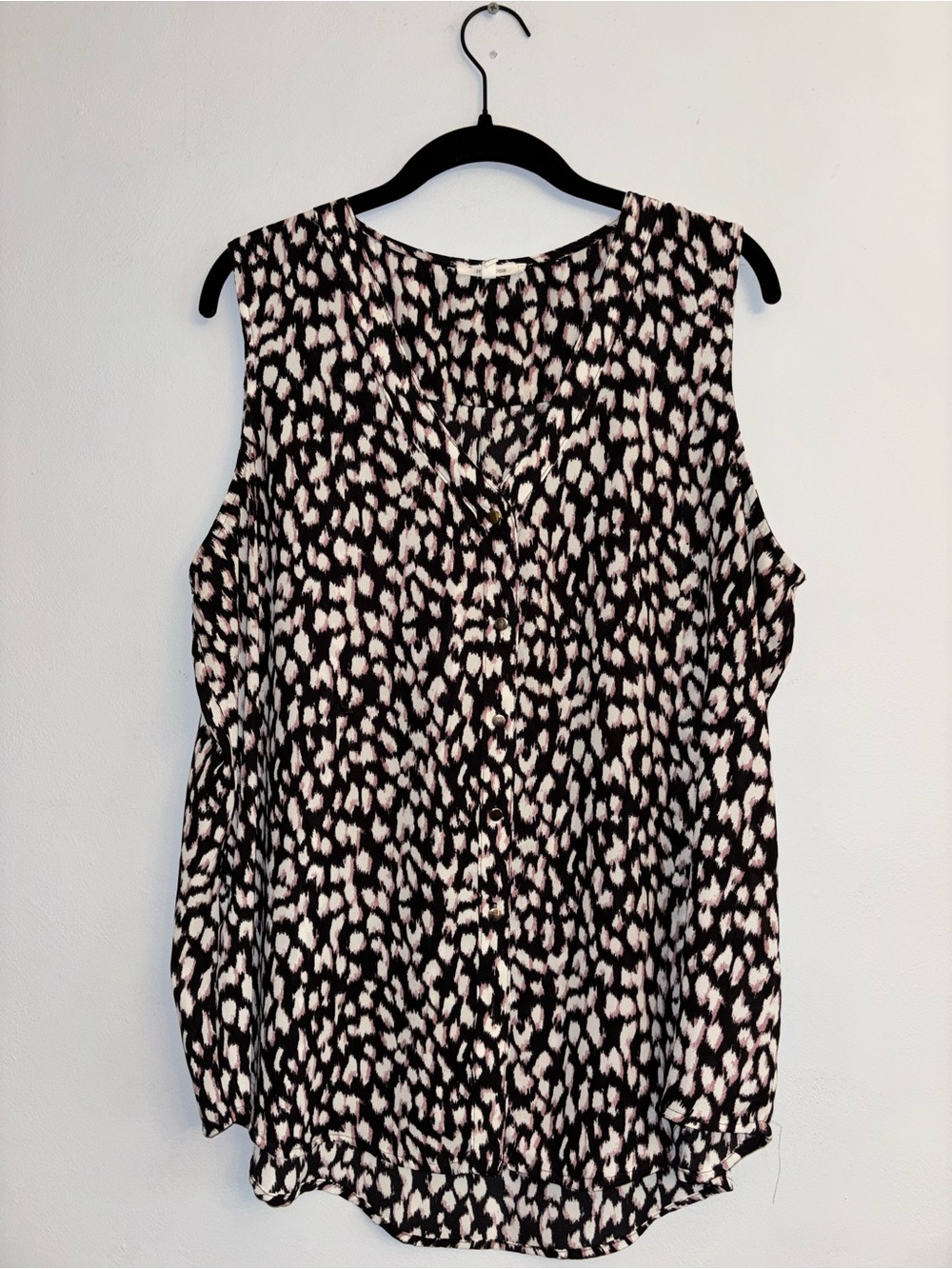 Maurice’s Animal Print Buttoned Tank